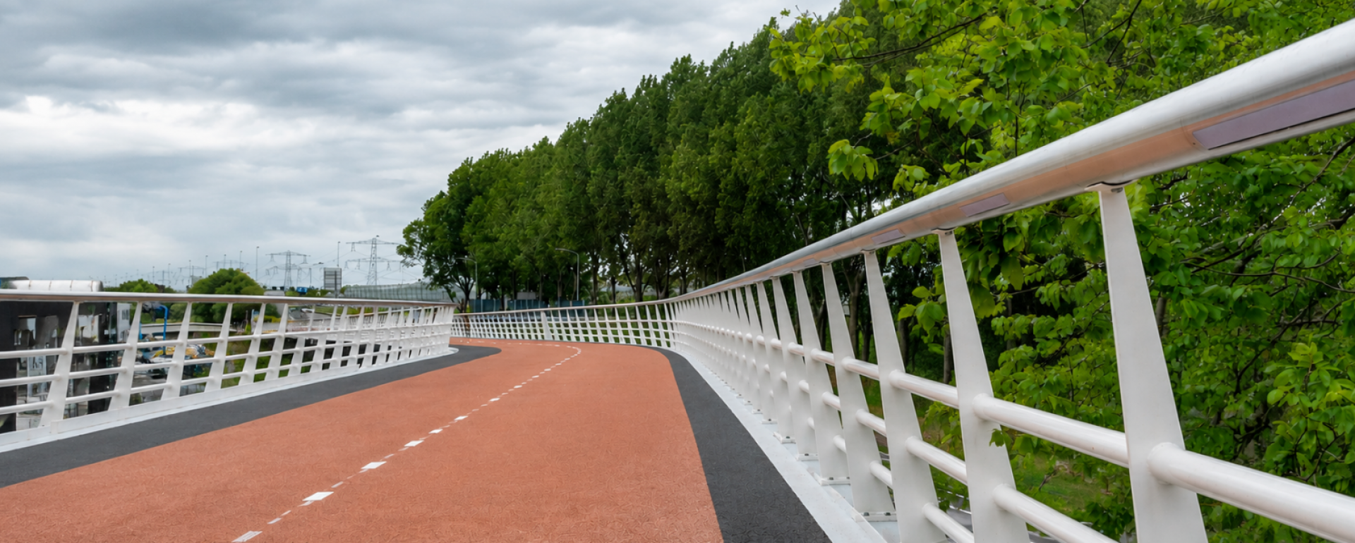 Longest Composite Bridge in Europe - Pedestrian Bridge Ambacht