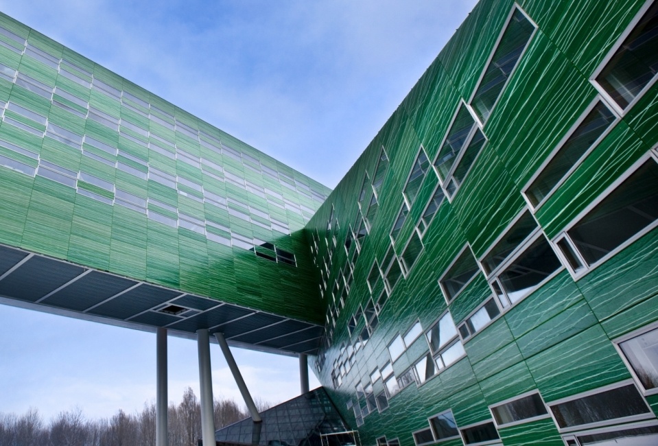 Composite façade University of Groningen