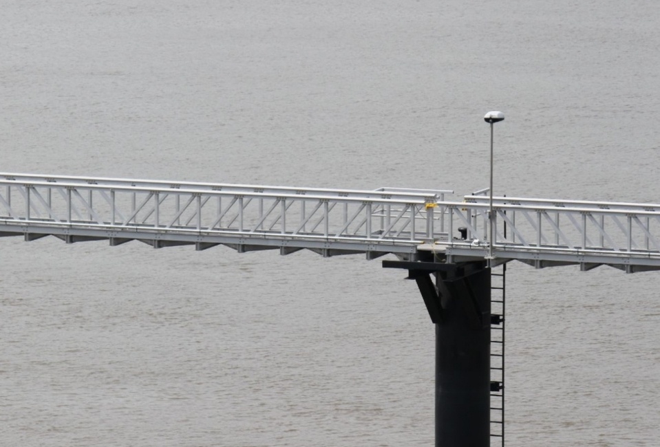 The composite Quay bridge for Umicore, Hoboken