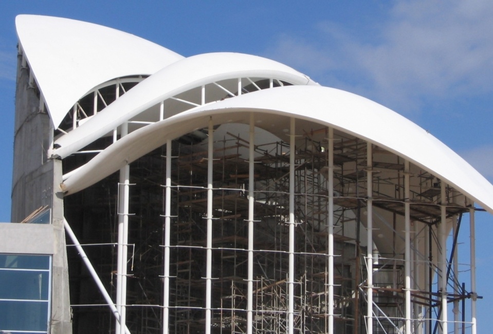 The composite roof of Yitzhak Rabin Memorial Centre, Tel Aviv