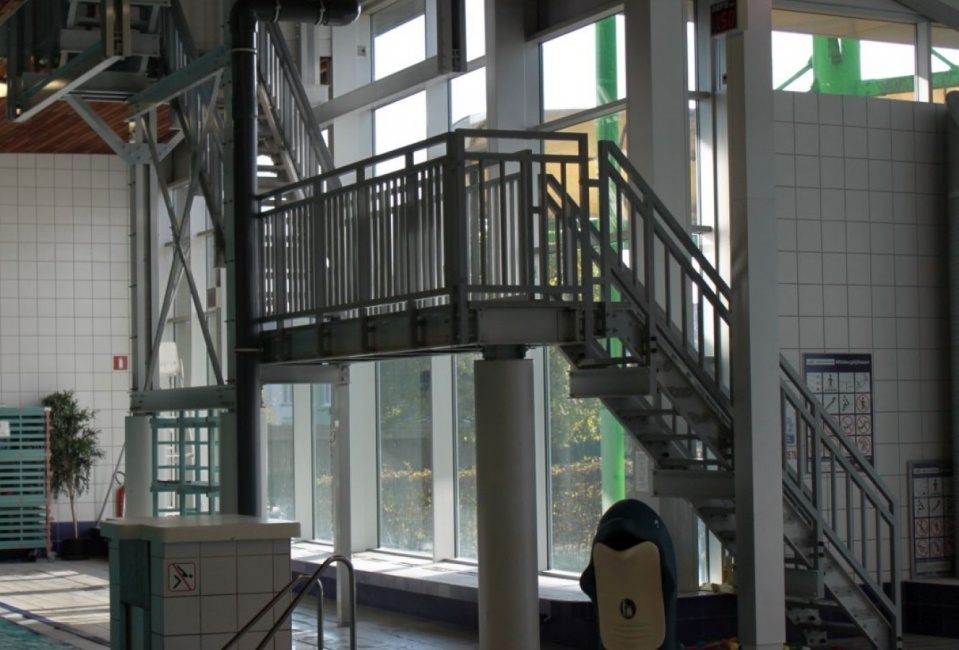 Swimming pool staircase, Roeselare